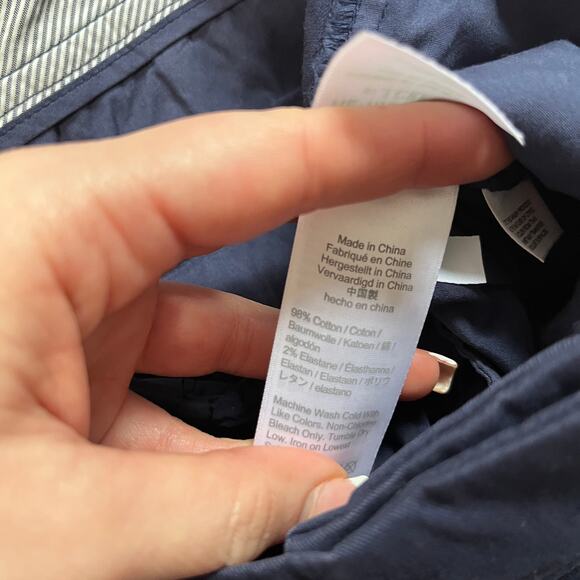 J. Crew Dark Blue Wide Leg Ankle Pants Size 10 - Picture 3 of 5